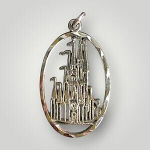 VINTAGE STERLING SILVER CHARM PENDANT DISNEY